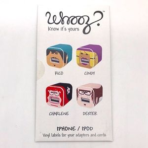 NEW Whooz Originals I-Phone/I-Pod Character Set